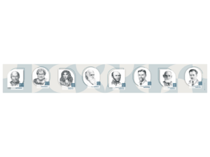 Стенд-лента "Выдающиеся ученые-биологи" - fgospostavki.ru - Асбест