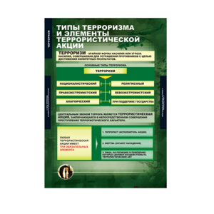 Комплект таблиц. ОБЖ. Терроризм. - fgospostavki.ru - Асбест