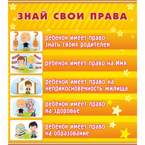 Стенд "Знай свои права" - fgospostavki.ru - Асбест