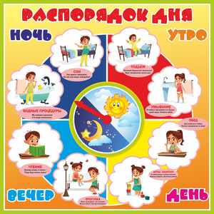 Стенд "Распорядок дня" - fgospostavki.ru - Асбест