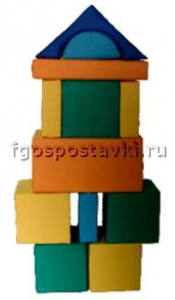 Мягкий модуль-конструктор "Городок" (12 элементов) - fgospostavki.ru - Асбест