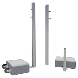 Бадминтонные стойки мобильные (с противовесами, на колесах) - fgospostavki.ru - Асбест