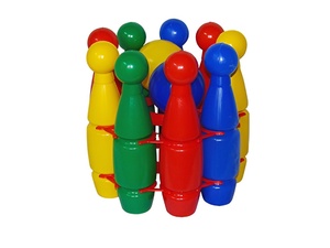 Кегли (9 штук, 2 мяча) - fgospostavki.ru - Асбест