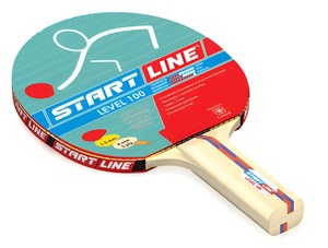 Ракетка для настольного тенниса start line level 100 прямая control - fgospostavki.ru - Асбест