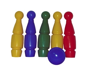 Кегли (5 штук, 1 мяч) - fgospostavki.ru - Асбест