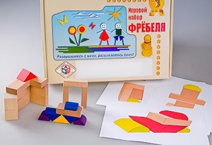 Игровой набор Фребеля "Конструктор деревянный без соединений-2" (Серия "Эксперимент") - fgospostavki.ru - Асбест