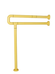 Желтый поручень напольно-настенный с антибактериальным покрытием - fgospostavki.ru - Асбест