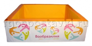 Бассейн "Вообразилия" квадратный с шелкографией - fgospostavki.ru - Асбест