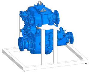 Учебное оборудование «Раздаточная коробка с коробкой отбора мощности в разрезе грузового автомобиля КамАЗ» - fgospostavki.ru - Асбест