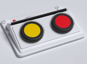 Игровой коммуникатор 2-х кнопочный со вставкой - fgospostavki.ru - Асбест