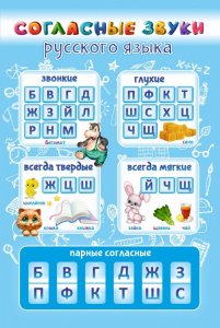 Стенд "Согласные русского языка" - fgospostavki.ru - Асбест