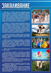 Стенд "Закаливание" - fgospostavki.ru - Асбест