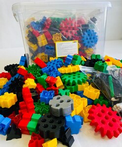 Конструктор Шестеренки (STEM Junior) 300 деталей  - fgospostavki.ru - Асбест