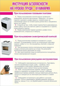 Стенд "Инструкция безопасности на уроках труда №2" - fgospostavki.ru - Асбест