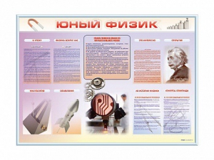 Стенд-уголок "Юный физик" - fgospostavki.ru - Асбест