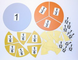 Набор магнитных карточек "Доли и дроби - 3" - fgospostavki.ru - Асбест