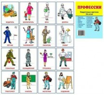 Раздаточные карточки "Профессии" - fgospostavki.ru - Асбест