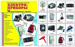 Демонстрационные карточки "Электроприборы" - fgospostavki.ru - Асбест