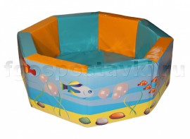 Сухой бассейн восьмигранный с шелкографией - fgospostavki.ru - Асбест