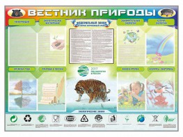 Стенд-уголок "Вестник природы" Вариант 1 - fgospostavki.ru - Асбест