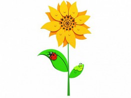 Сенсомоторное декоративно-развивающее панно "Подсолнух" - fgospostavki.ru - Асбест