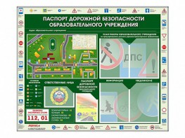Стенд-уголок "Паспорт дорожной безопасности образовательного учреждения" - fgospostavki.ru - Асбест