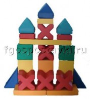 Мягкий модуль-конструктор "Башня" (21 элемент) - fgospostavki.ru - Асбест