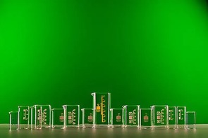 Комплект стаканов химических стеклянных (15 штук) - fgospostavki.ru - Асбест