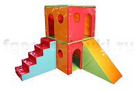 Домик игровой двухэтажный (комплект) - fgospostavki.ru - Асбест