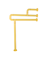 Поручень напольно-настенный с антибактериальным покрытием (желтый) - fgospostavki.ru - Асбест