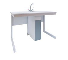 Стол ученический для кабинета химии двухместный - fgospostavki.ru - Асбест