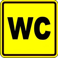 Тактильный знак (WC) 100х100 - fgospostavki.ru - Асбест