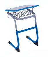 Парта одноместная регулируемая по высоте (наклонная столешница) с антивандальной кромкой - fgospostavki.ru - Асбест