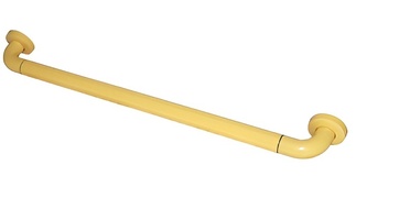 Поручень прямой с антибактериальным покрытием (желтый) - fgospostavki.ru - Асбест