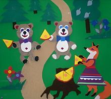 Пособие для слабовидящих детей - Театр-сказка "Два жадных медвежонка" - fgospostavki.ru - Асбест