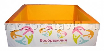 Бассейн "Вообразилия" квадратный с шелкографией - fgospostavki.ru - Асбест