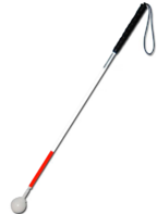 Трость телескопическая графитовая с вращающимся наконечником в виде шара - fgospostavki.ru - Асбест