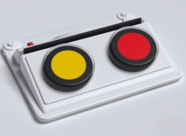 Игровой коммуникатор 2-х кнопочный со вставкой - fgospostavki.ru - Асбест