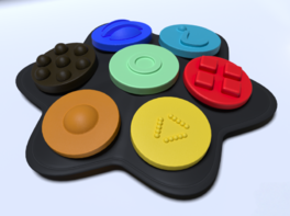 Полностью тактильный коммуникатор 7-кнопочный многоуровневый - fgospostavki.ru - Асбест