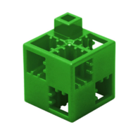 Кубик-основание зеленый 20х20 Artec - fgospostavki.ru - Асбест