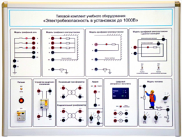 Типовой комплект учебного оборудования «Электробезопасность в установках до 1000 В»  - fgospostavki.ru - Асбест