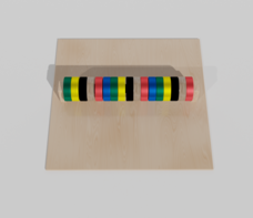 Тактильно-развивающая панель с разноцветными кругами - fgospostavki.ru - Асбест