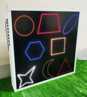 Панель интерактивная со светящимися цветными фигурами - fgospostavki.ru - Асбест
