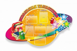 Стенд "Школьная галактика" резной стенд - fgospostavki.ru - Асбест