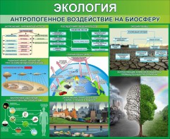 Стенд "Экология. Антропогенное воздействие на биосферу" - fgospostavki.ru - Асбест