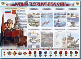 Стенд-уголок "Юный патриот России" - fgospostavki.ru - Асбест