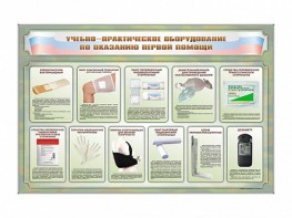 Стенды "Учебно-практическое оборудование по оказанию первой помощи" - fgospostavki.ru - Асбест
