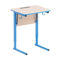 Стол ученический с наклоном столешницы (0-24°) на прямоугольной трубе - fgospostavki.ru - Асбест