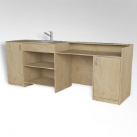 Стол демонстрационный для кабинета химии - fgospostavki.ru - Асбест