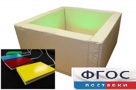 Сухой бассейн вибромузыкальный с клавишами управления (150х150х66 сантиметров) - fgospostavki.ru - Асбест